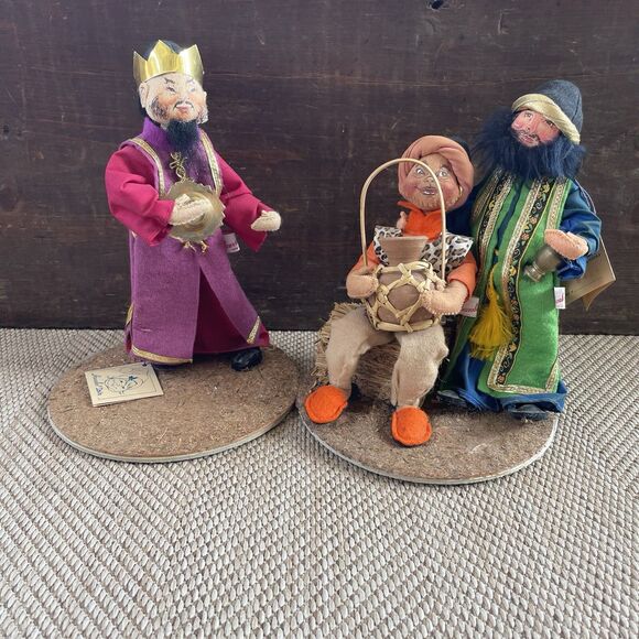 Annalee Dolls 3 Wise Men  King Christmas Nativity - Picture 1 of 16